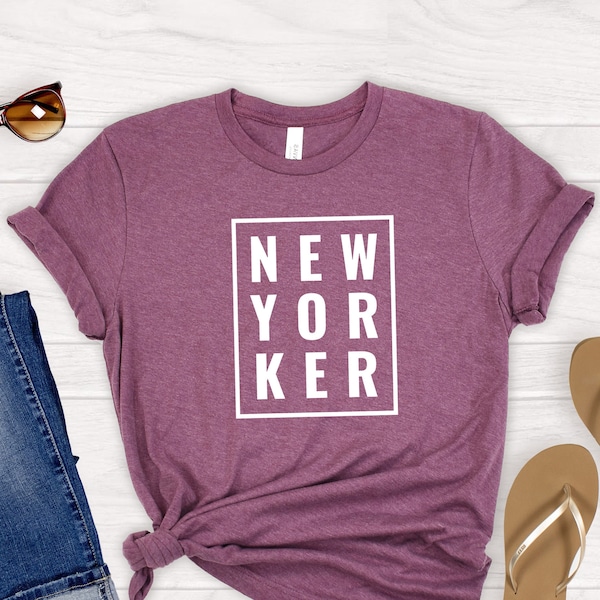 New Yorker Shirt, I Love New York City Tshirt, NYC Gifts for Women, New York Gifts, New York Lover Gift, NYC Graphic T-Shirt, Comfort Colors