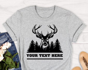 Deer Forest Shirt: Custom Camping, Nature Lover Gift