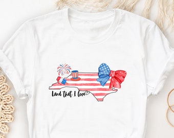 North Carolina T-Shirt: Patriotic Pride NC State Tee