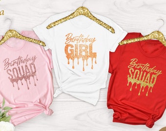 Birthday Squad T-Shirts: Matching Party Group Tees