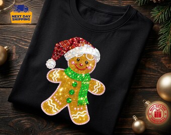 Christmas Gingerbread Man Shirt: Cute Holiday Graphic Tee