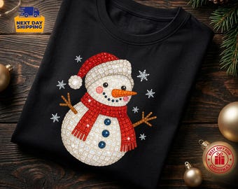 Christmas Snowman Shirt: Cute Holiday Graphic Tee
