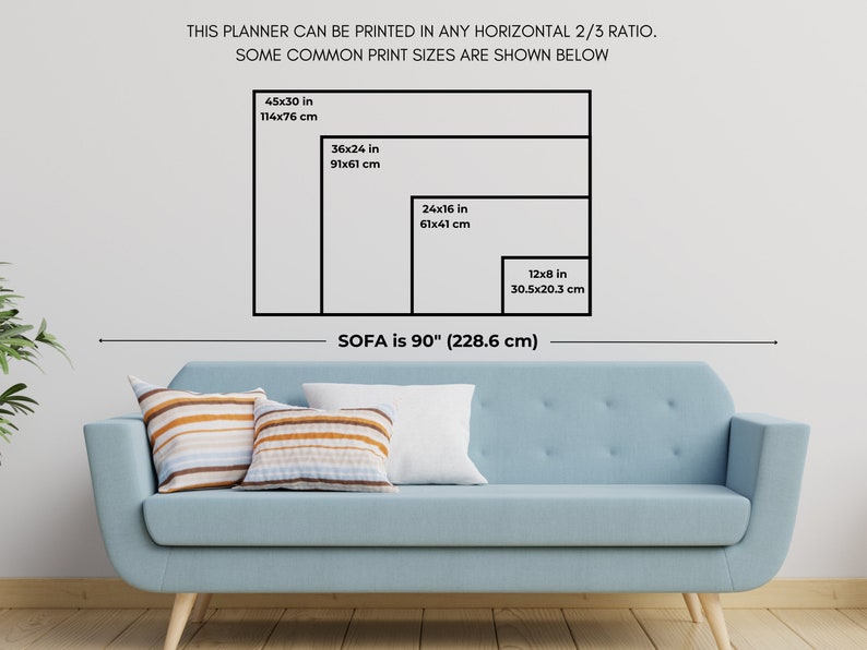 2024 & 2025 Year at a Glance Calendars Bundle 2024 Calendar Etsy