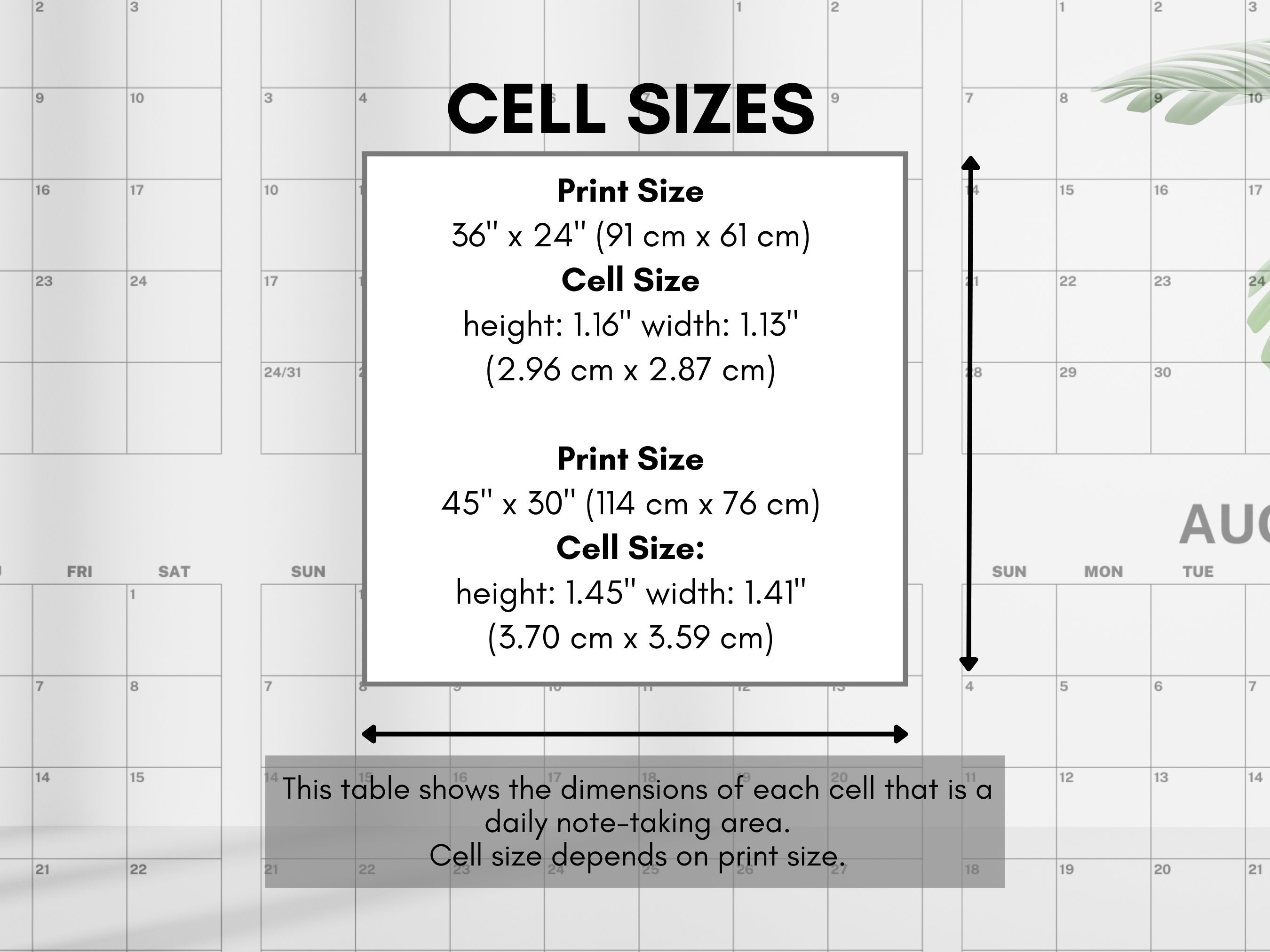 2025 & 2025 Year at a Glance Calendars Bundle 2025 Calendar Etsy