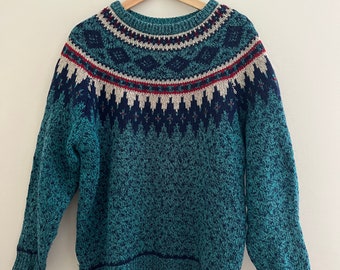 Knitted Sweaters Woolrich Trui Dames Vintage Woolrich Wool Sweater