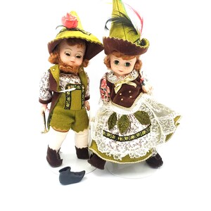 Vintage Madam Alexander Shoemaker Elf Couple Boy and Girl Pair As Is