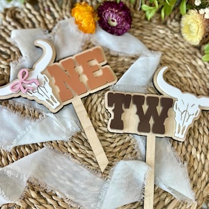 First Rodeo Cake Topper, This Ain&#39;t My First Rodeo, Western Birthday Decor, Western Decor, Rodeo Birthday Party Decor, First Birthday,Second
