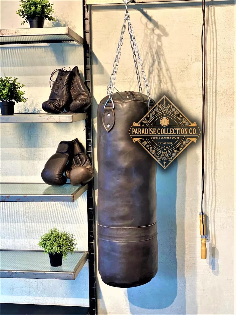 ParadiseCollectionCo Leather Punching Bag - Thumbnail 4