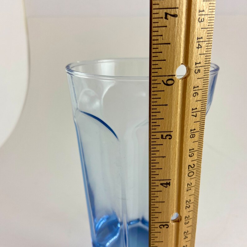 Anchor Hocking Reflections Blue Drinking Iced Tea Glasses 4 Etsy