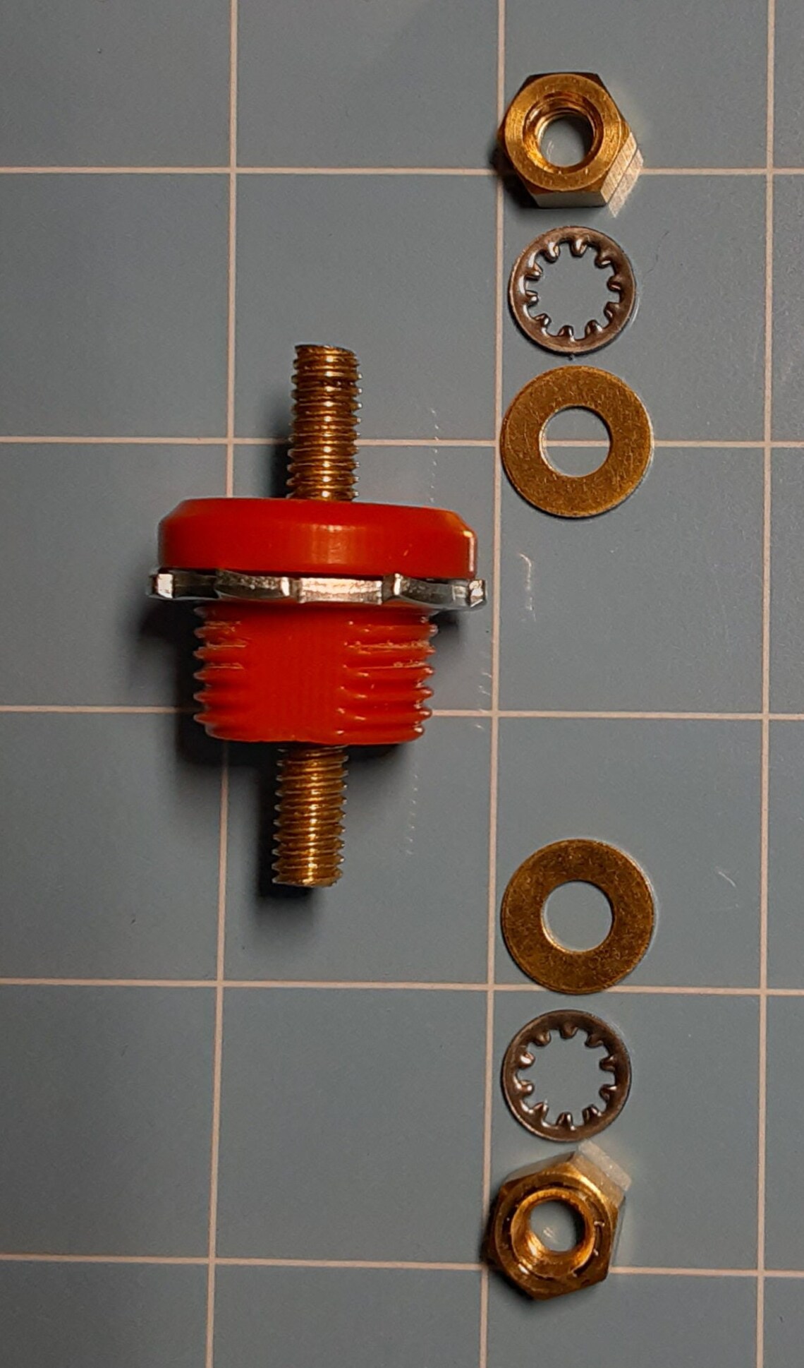 1/420 Stud Bulkhead Passthrough Battery Terminals 1 Set Black & Red Etsy