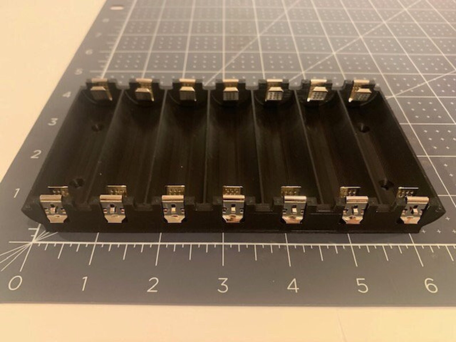 7 Bay 21700 Cell Holder with Tabs for 7S or 7P Configuration Etsy