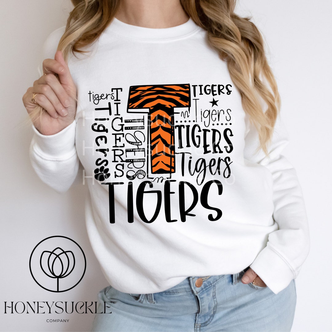 Tigers Tshirt Tigers Shirt Back to School Shirt Tiger - Etsy