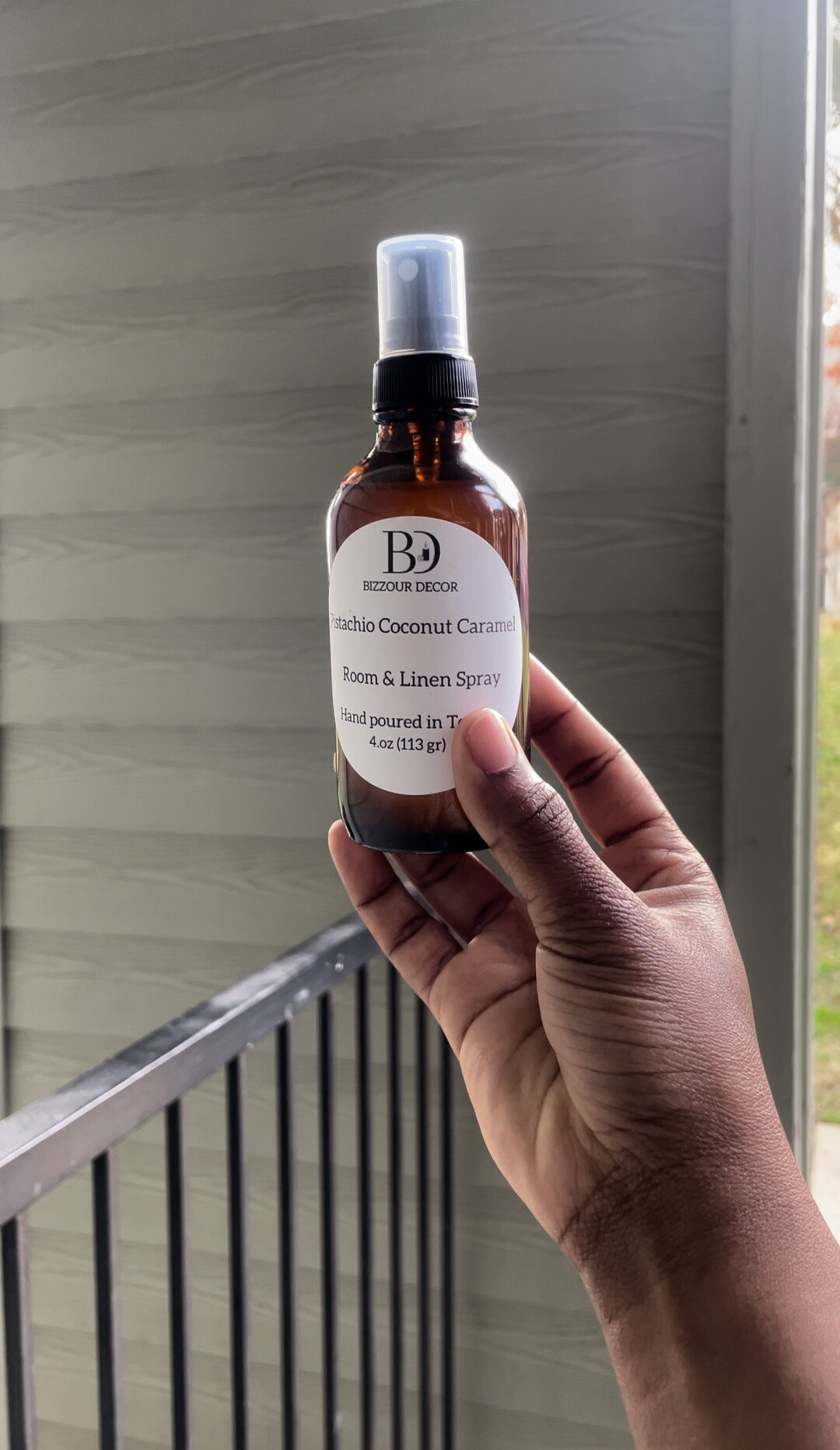 Pistachio Salted Caramel Coconut Room Spray Natural Room & Linen Spray bathroom Spray Gift Idea