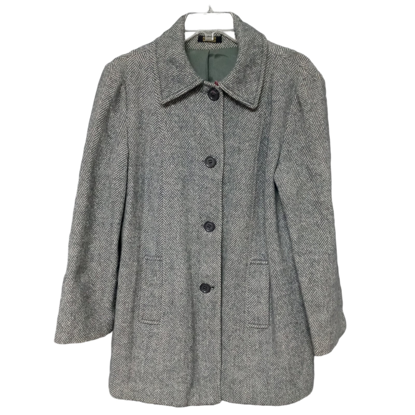 Herringbone Pea Coat - Etsy