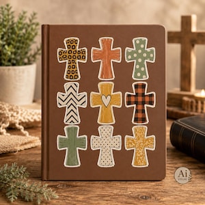 Rustic Crosses PNG Distressed Christian Cross Clipart Western Faith Sublimation Jesus Lover Digital Download Country Buffalo Plaid Autumn image 11