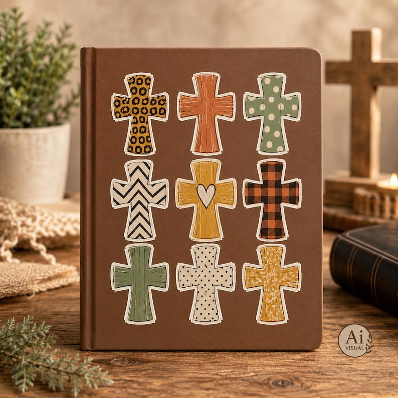 Rustic Crosses PNG Distressed Christian Cross Clipart Western Faith Sublimation Jesus Lover Digital Download Country Buffalo Plaid Autumn image 11