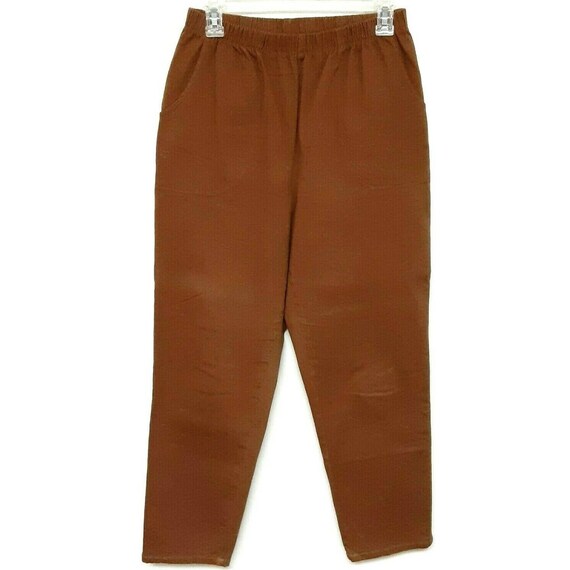 Waist Stretch Petite Pants Side Pockets 