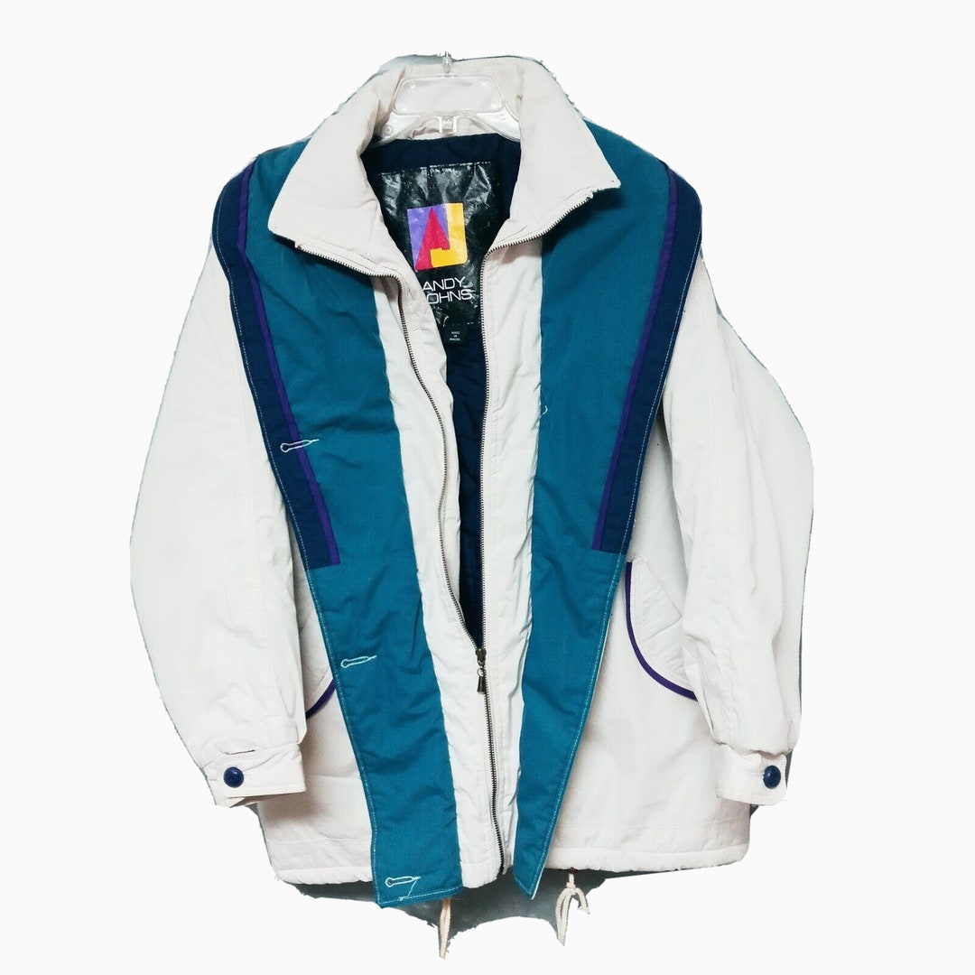 Women's Winter Ski Jacket Parka Beige Blue Purple Ski Coat Andy Jones ...