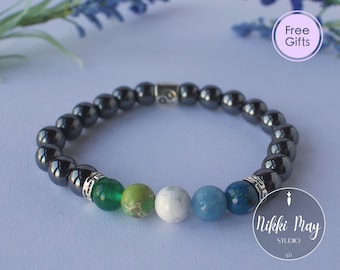 MLM Bracelet Zodiac Sign Bracelet Black Hematite Gay Pride Bracelet Gay Men Bracelet Subtle MLM Pride Bracelet Gay Men Jewelry MLM Jewelry