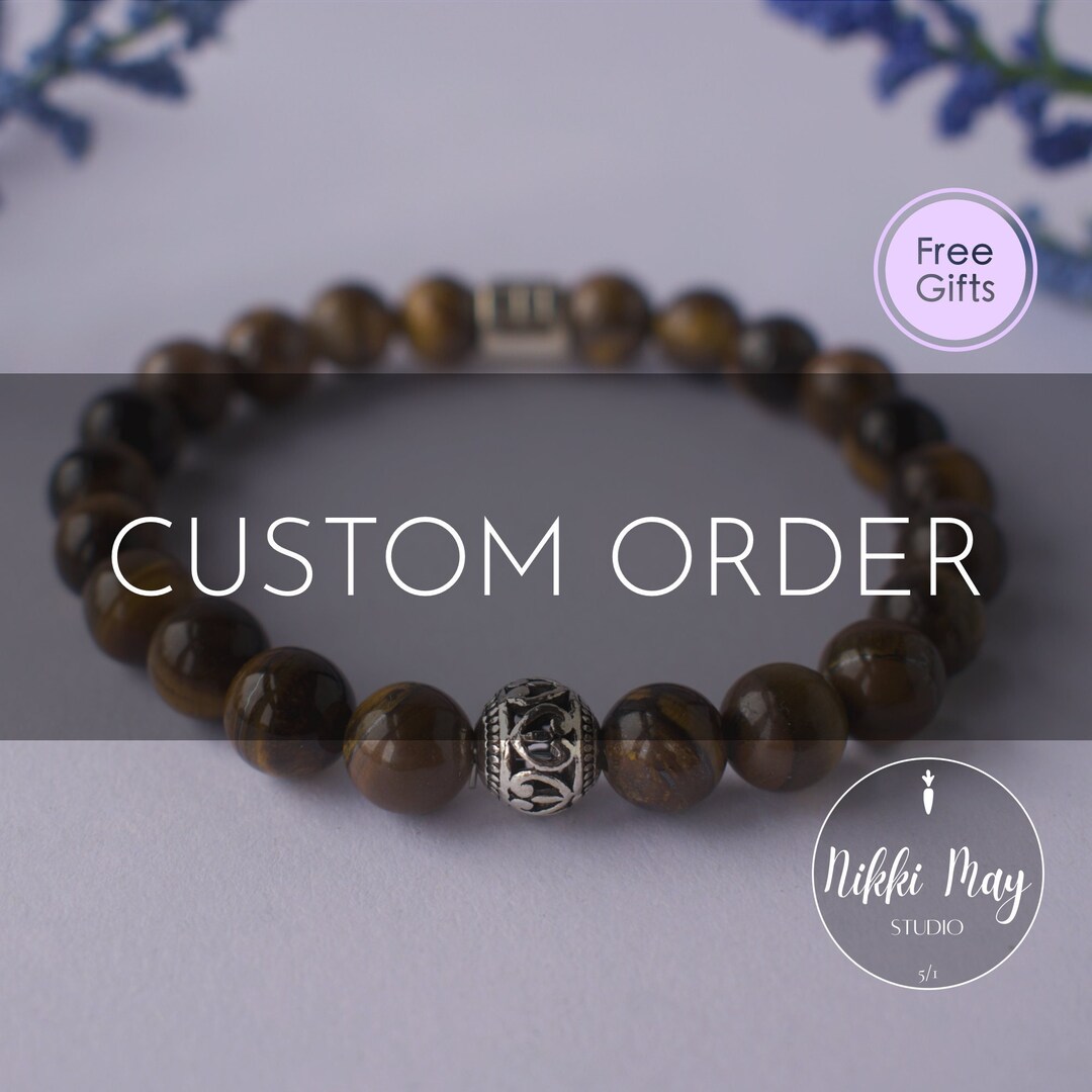 Custom Order Bracelet Personalized Bracelet Personal Jewelry Etsy
