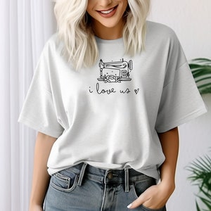 I Love Us Sewing Machine Quilter Sewing Shirt, Sewing T-Shirt, Funny Quilting Shirt, Funny Quilter Gift, Gift for Quilter