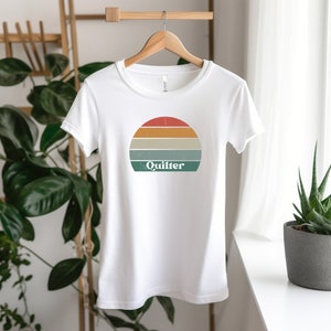 Retro Quilter Sewing Shirt, Sew T-Shirt, Shirts for Women, Quilting Lover Shirt, Quilter Gift, Gift for Quilter