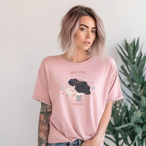 Camicia Virgo trapuntata, T-shirt da cucito, Camicia trapuntata divertente, Regalo divertente per quilter, Regalo per Quilter, Regalo di cucito, Regalo Quilter per le vacanze