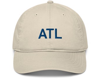ATL Atlanta Embroidered Organic Dad Hat