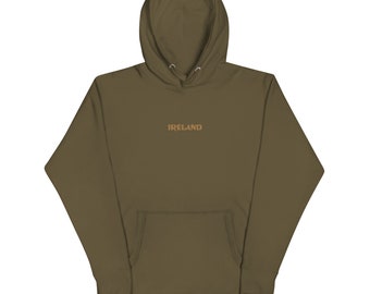 Ierland Geborduurde Hoodie, Airways Kleding
