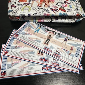 "Spice Girls Spar-Challenge - Von VIP-Konzertkarten inspirierter ""Tracker""."