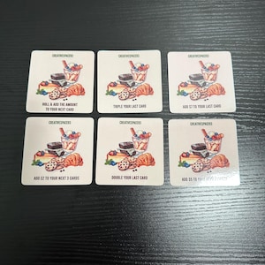 Défi économique pour les pâtissiers sucrés | 6 mini-cartes | Module complémentaire n° 2 | De belles économies | PDF A4 téléchargeable