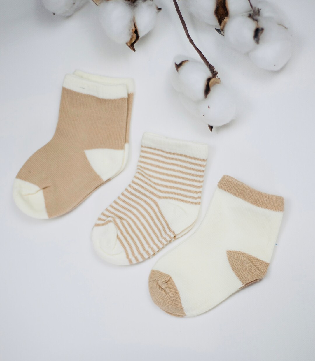 Organic Baby Socks 3 Pack Gender Neutral Socks Organic Etsy