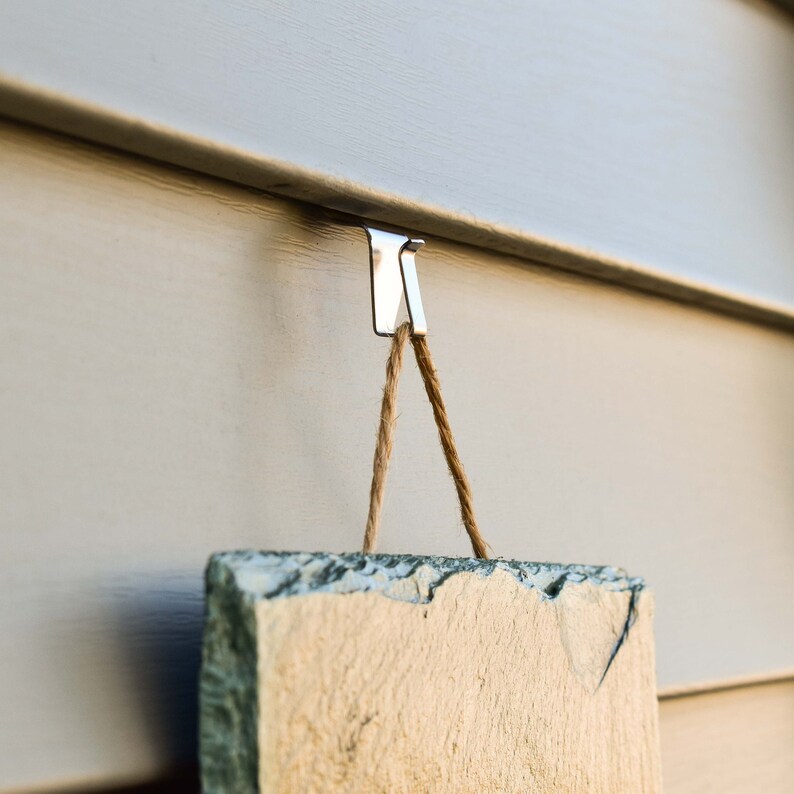2 Low Profile JMT Vinyl Siding Hook Hangers Outdoor Hook Etsy