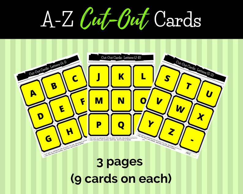 Word Games, Dementia Brain Games, Instant Download, Printable PDF