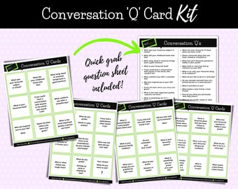 Conversation Cards, Life Story Collection, Instant Download, Dementia Activity, Meaningful, Person-centred Care