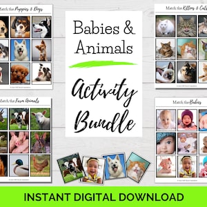 Reministing Activity Bundle, Demenz Aktivitäten, Zuordnungs- und Sortierspiele, druckbare PDF, Sofortiger Download, Montessori