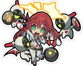 Guilty Gear Strive Stickers - Jack-O Valentine Chibi