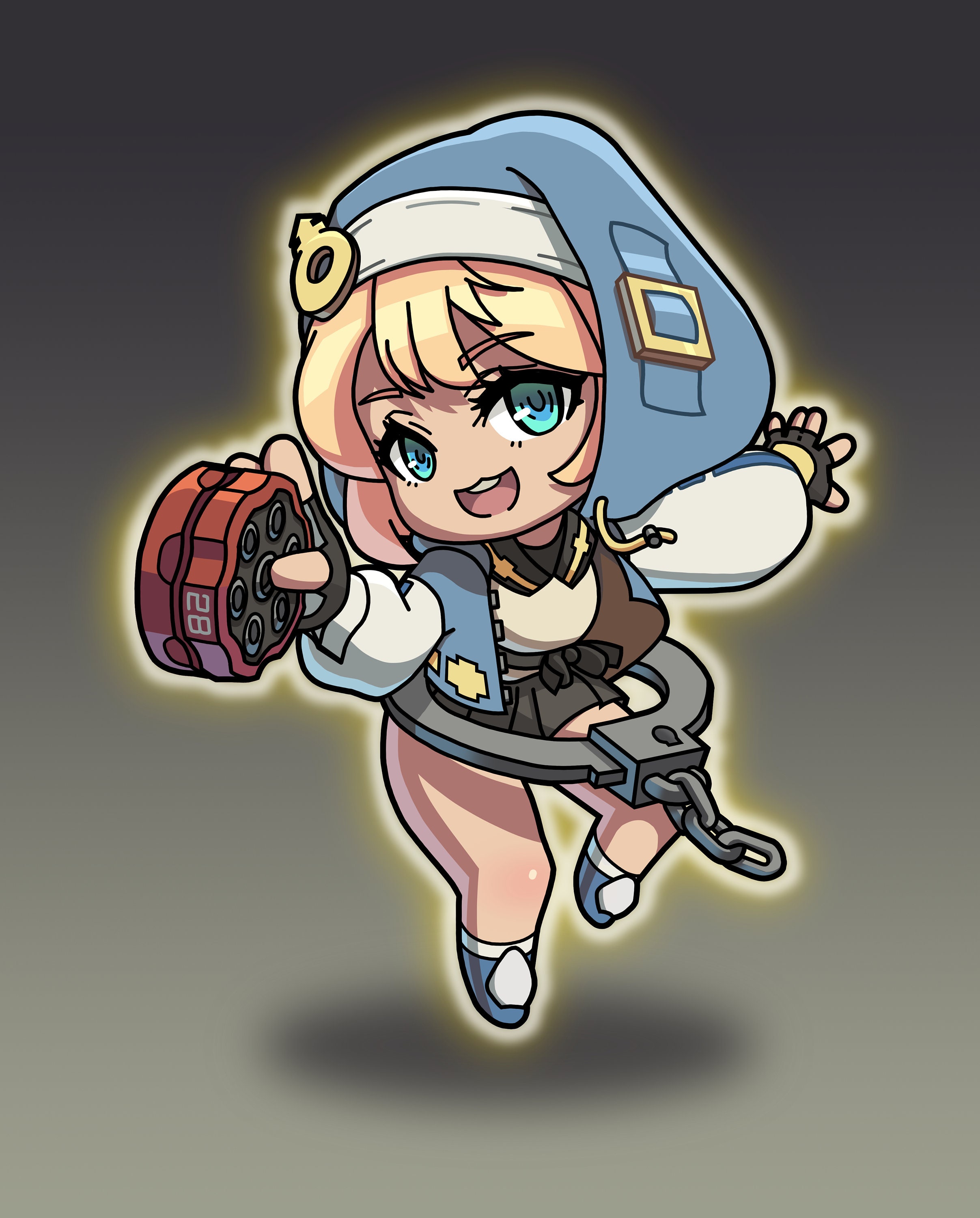 Bridget Guilty Gear Strive Sticker Magnet for Sale by MoeLewdsShop