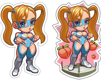 Street Fighter Stickers Cammy SF6 Chibi -  Norway