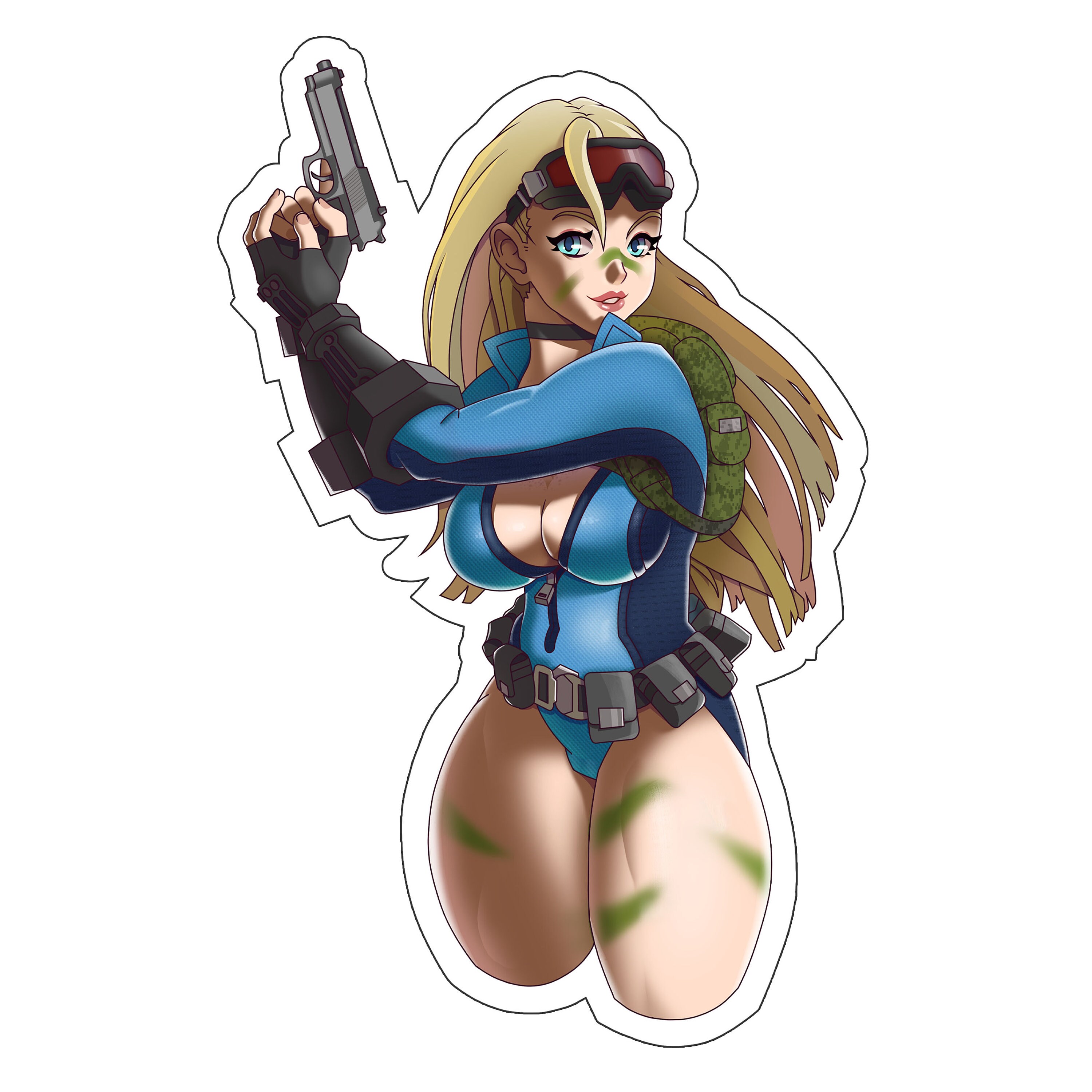 Cammy street fighter alpha/ zero 3 Sticker by watolo