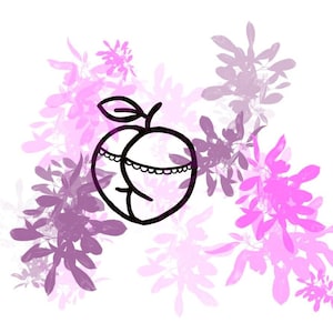 Peach Butt SVG