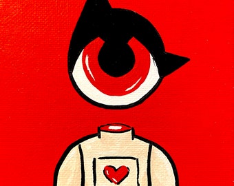 Astroboy Mini EYE Original Painting