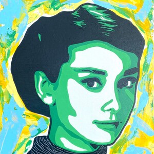 Audrey Hepburn Original Painting