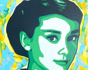 Audrey Hepburn Original Painting