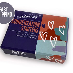 Ultimate Intimacy Conversation Starters Card Deck, couples card games, romance, intimacy, sex, finances, conversation ideas, FREE shipping