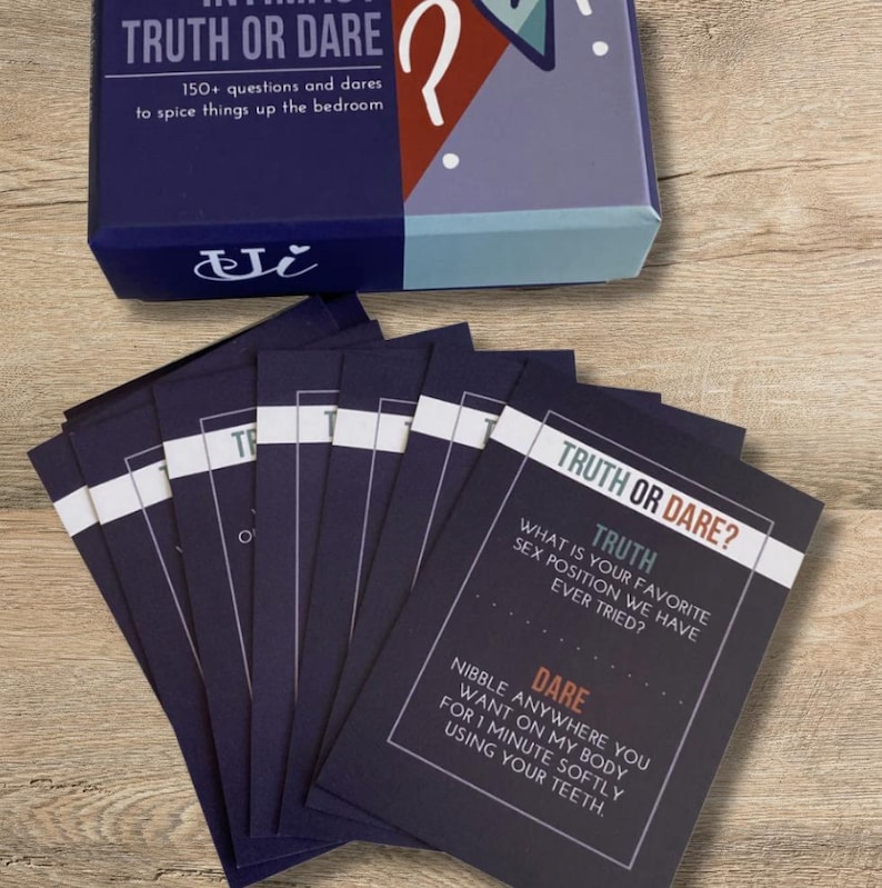 Ultimative Intimität Truth or Dare Kartenspiel für Erwachsene, Schlafzimmerspiel, Date Night Ideen, Gesprächsstarter, Sex Spielkarten, Spaß, Dinge aufpeppen Bild 2