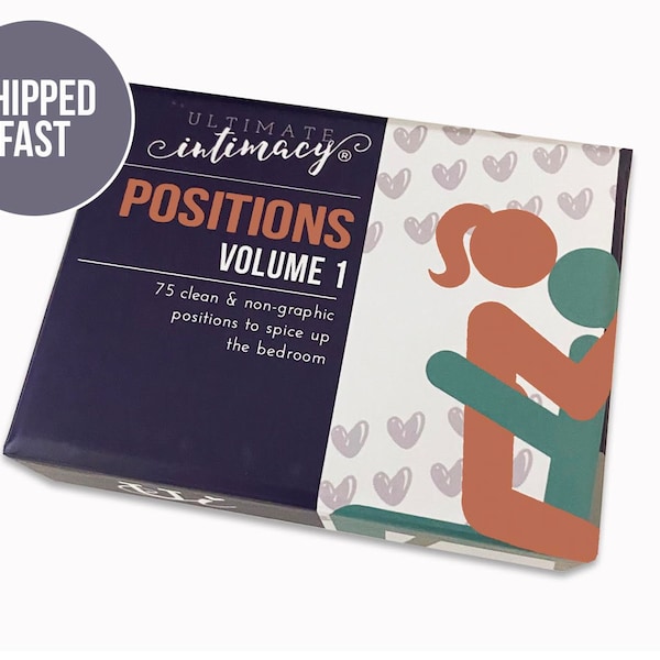 Adult Sex Position Cards, clean, non graphic, sex positions, Kama sutra, sex ideas, sexual intimacy, bedroom game, intimacy, couples games