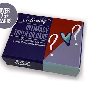 Ultimate Intimacy Verdade ou Desafio Jogo de cartas para adultos, jogo de quarto, ideias para encontros noturnos, iniciadores de conversas, cartas de jogo de sexo, diversão, apimente as coisas