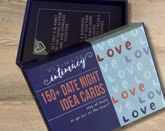 Ultimative Intimität Date Night Card Deck, Romantik und Sexy Coupons, Schlafzimmer Spiel, Truth or Dare Spiel, Konversationsstarter, Sex Spielkarten