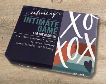 Ultimate Intimacy Bedroom Game, Card Deck, sex game, cards, sex positions, Couples game, Clean, non graphic, fun, better intimacy, sex ideas